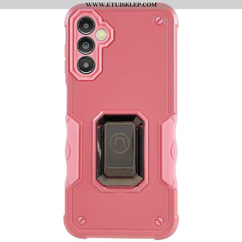 Etui do Samsung Galaxy A14 / A14 5G Wsparcie Pierścienia Z Efektem Metalu